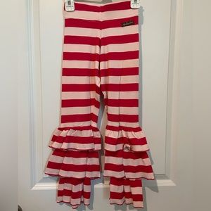 Matilda Jane girls ruffle leggings, size 8